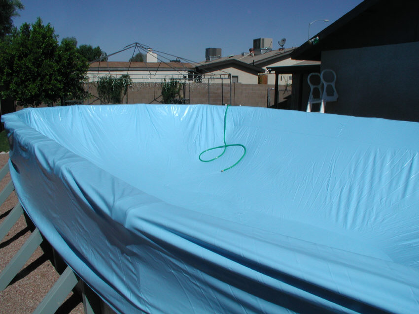 How to Install a Liner on an Above-Ground Pool