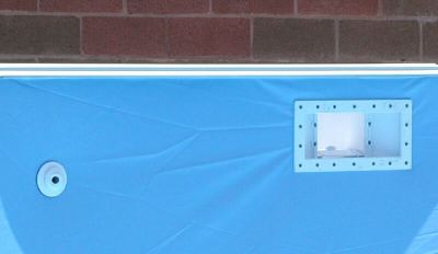 Above Ground Pool Skimmer and Return skimmer for vinyl pool